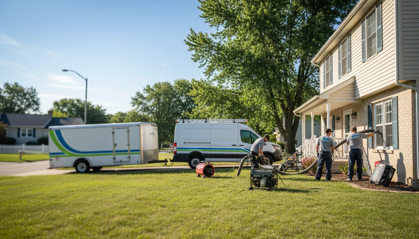 Flooded Basement Restoration And Cleanup With Repair in Muscoda, WI near me